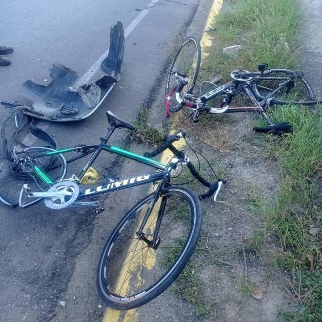 Dos ciclistas murieron