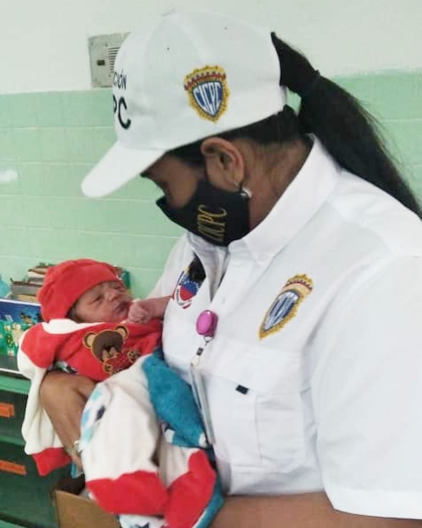 Rescataron a un bebé 