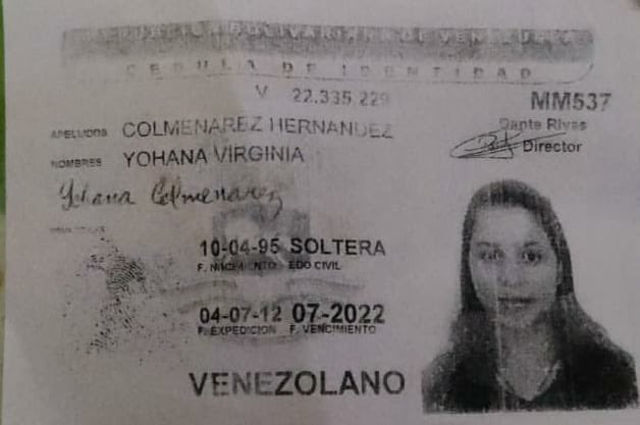 venezolana asesinada