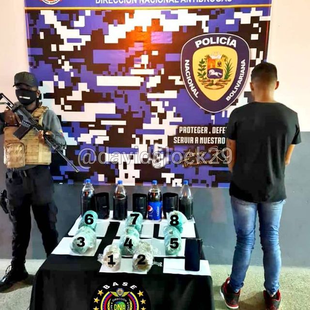 Incautaron presunta droga