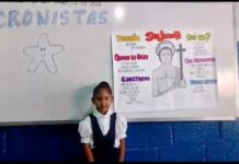 MINICRONISTAS/ Estudiante de primer grado rinde homenaje al «Sanjuanote»