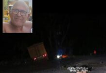 Se accidento en la carretera y en medio de la oscuridad fue arroyado
