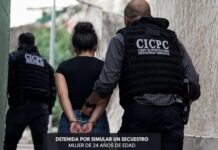 CAICARA/ Se escondió cinco días con un hombre y luego dijo que estaba secuestrada