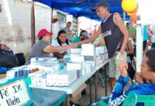 Jornada de alimentación y salud beneficia familias en Buroz